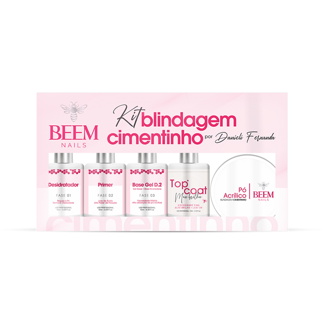 Kit Blindagem Cimentinho - Beem Nails